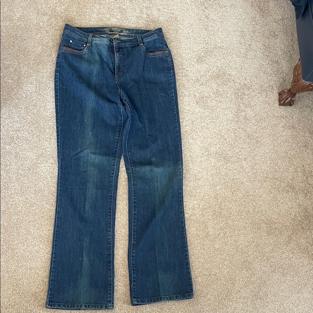 Hannah Dark Blue Boot Cut Jeans